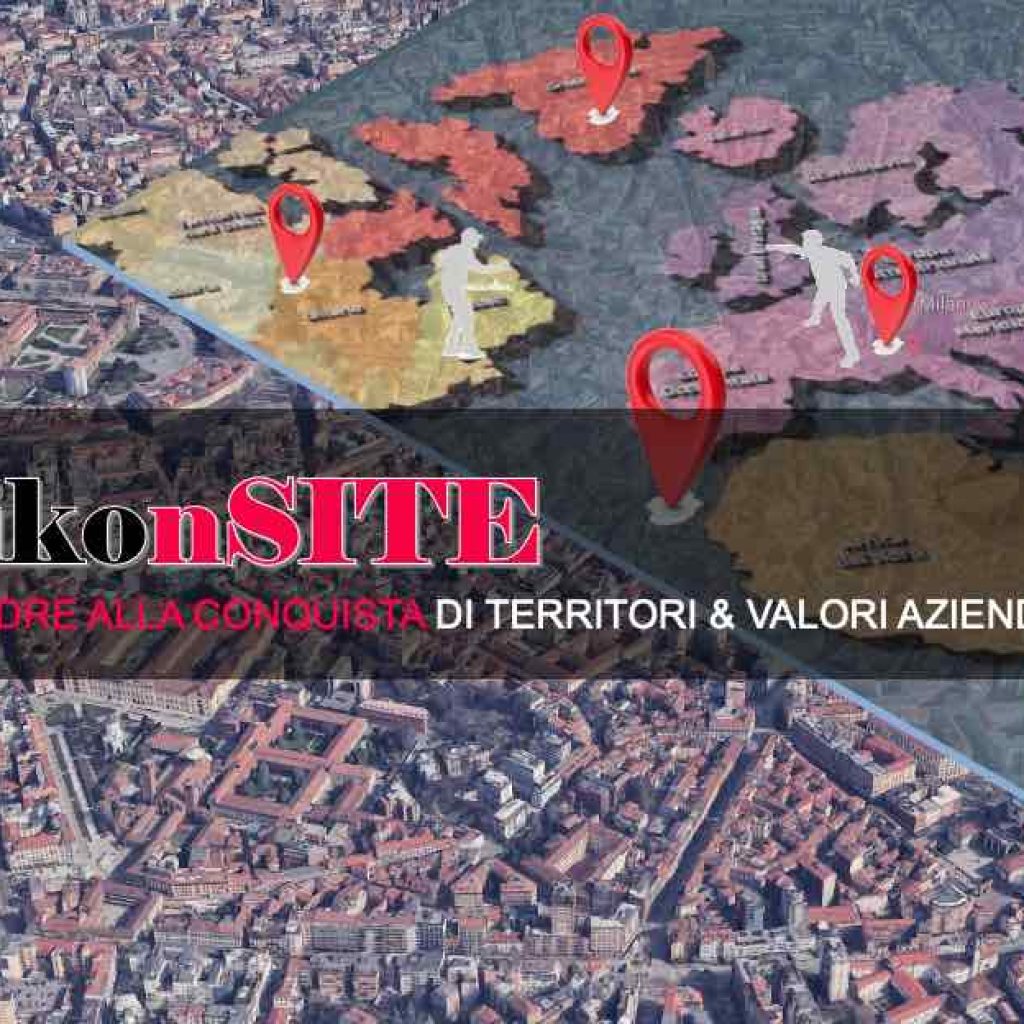 RisikONSITE è una straordinaria prova di tattica e strategia di squadra da svolgere, in virtuale o in presenza, su un'area evidenziata da una mappa virtuale sovrapposta al terreno di gioco.