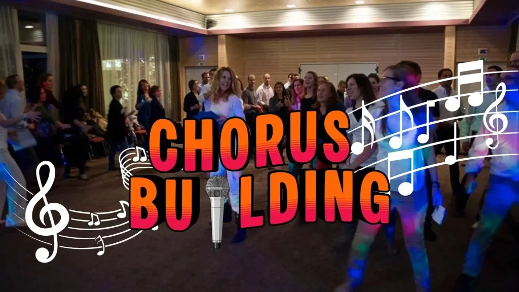 Un Team Building musicale, ove i team si preparano separatamente a un emozionante finale corale guidati da esperti formatori.