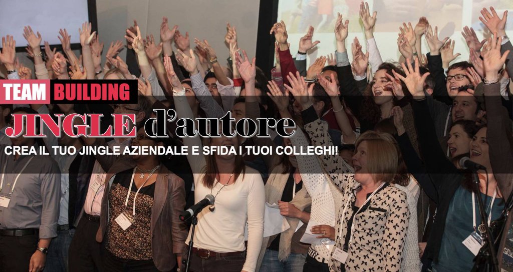 Un intrattenimento e team building in cui i team si sfidano nella creazione di un originalissimo Jingle aziendale