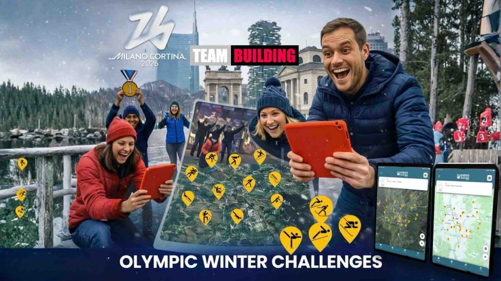 Il team building itinerante ove ogni sfida incrementa il vostro medagliere, e potrebbe essere quella decisiva verso la vittoria del vostro team!